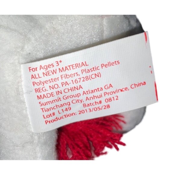 Coca-Cola Polar Bear Plush Toy With Red Scarf 2013 Summit Group Polyester For Ag - Picture 6 of 7